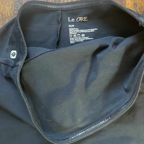 Bandier Le Ore black dress. MIDI. Work once. Super cute - Picture 3 of 3